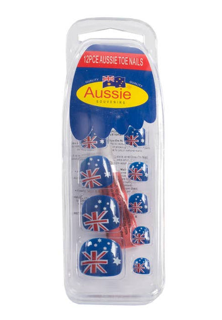 Stick On Aussie Flag Toe Nail Australia Day Merchandise