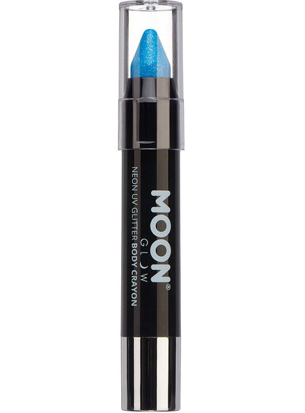 Image of Moon Glow UV Reactive Blue Glitter Makeup Stick