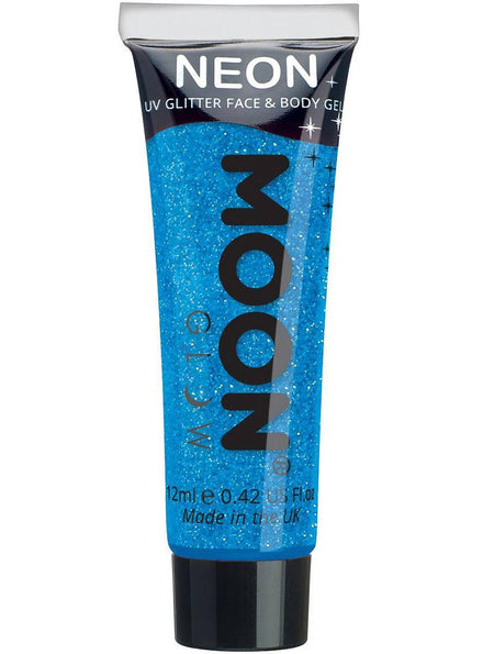 Image of Moon Glow UV Reactive Blue Fine Glitter Gel