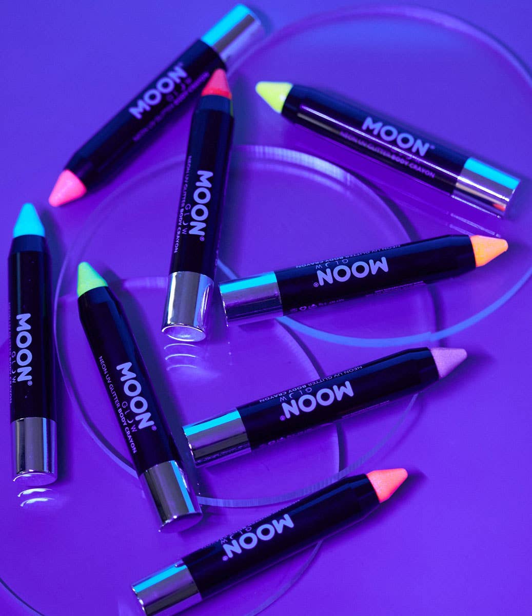 Image of Moon Glow UV Reactive Glitter Makeup Stick - All Colours 2