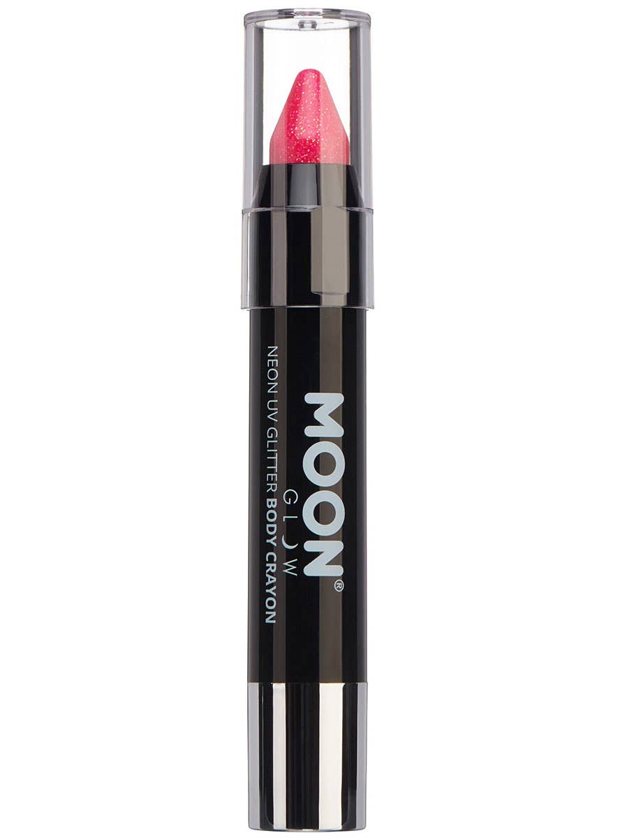 Image of Moon Glow UV Reactive Hot Pink Glitter Makeup Stick