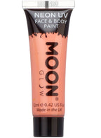 Image of Moon Glow UV Reactive Pastel Coral Cream Face Paint