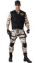 Men's Navy Seal Team Special Forces Camouflage Fancy Dress Costume With Vest And Holters Main Image