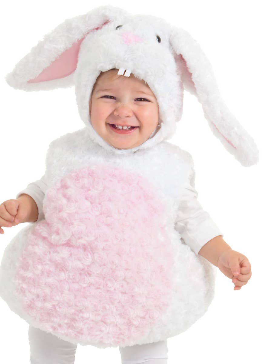 Belly Babies Bunny Toddler Fancy Dress Costume - Close Image