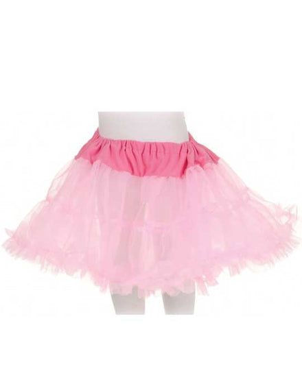 Girl's Pink Petticoat Costume Accessory Front View