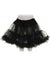 Girl's Black Petticoat Costume Accessory Front View