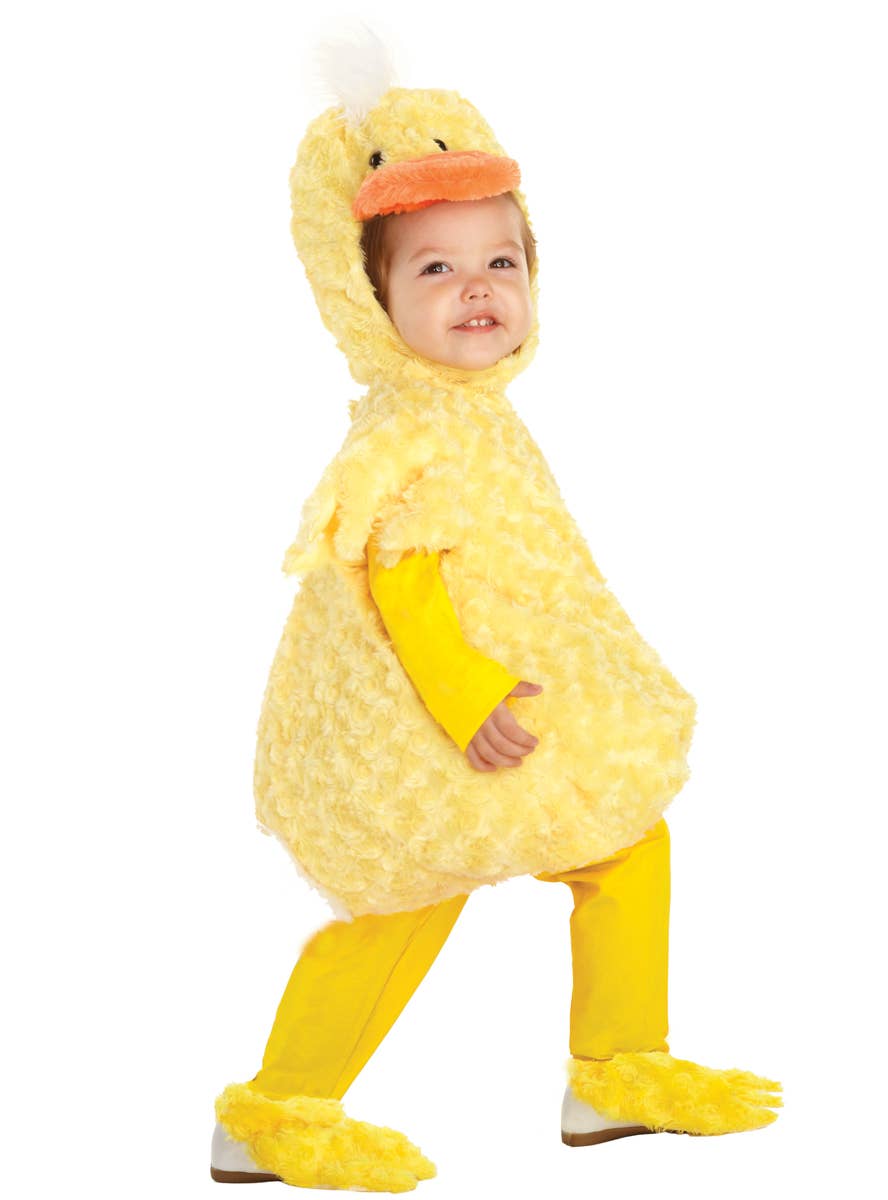 Yellow Duckling Cute Toddlers Animal Costume - Main Image