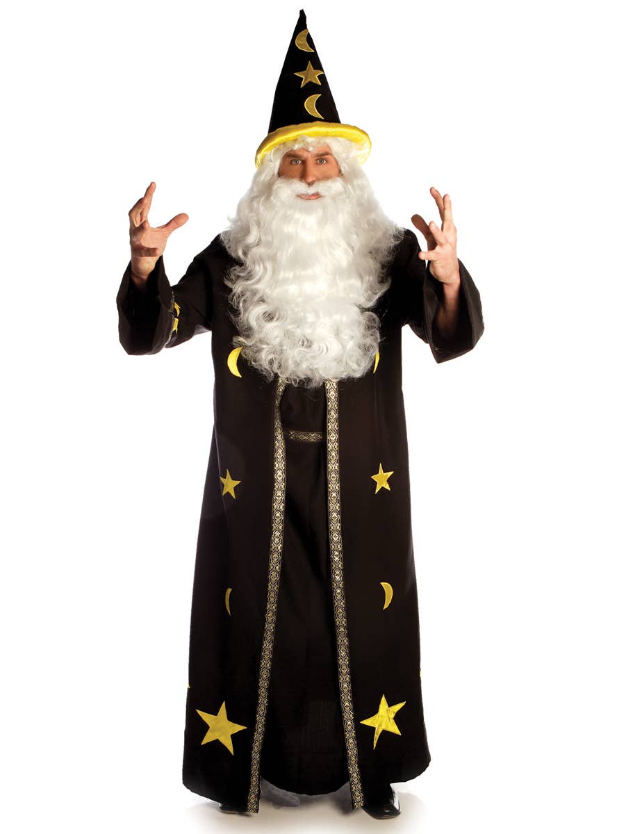 Potion Master Men's Halloween Wizard Fancy Dress Costume Main Image