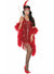 Great Gatsby Costumes Female Red Sequinned Flapper Dress - Main Image