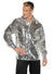 Image of 1970s Silver Disco Ball Mens Plus Size Costume Shirt