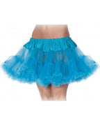 Women's Ruffled Blue Thigh Length Tulle Costume Tutu