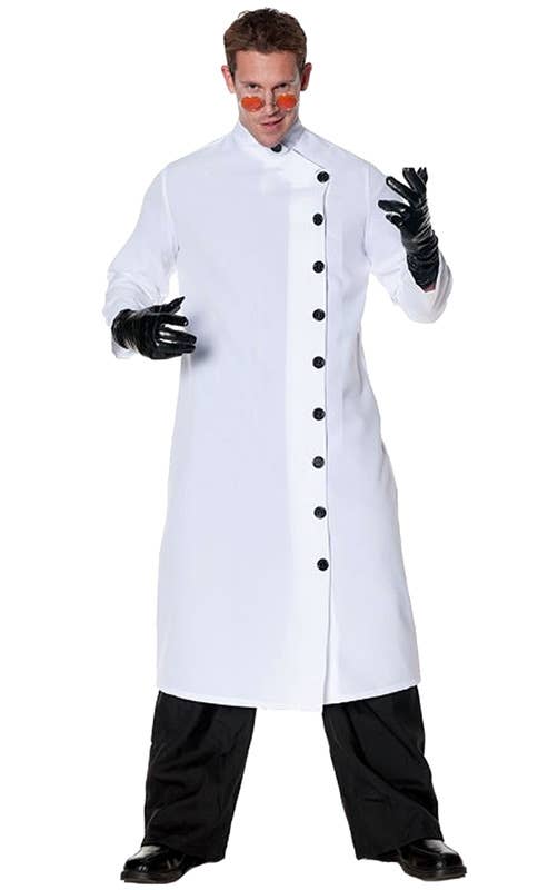 Men's White Mad Scientist Fancy Dress Costume Main Image