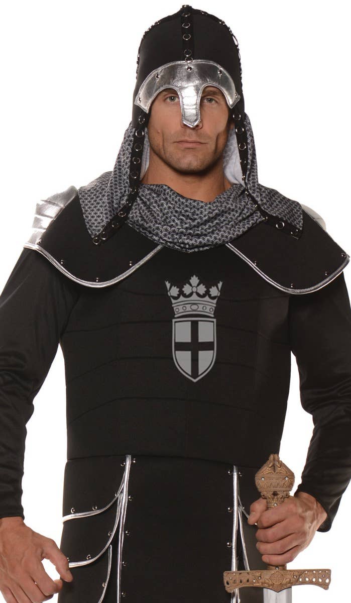 Medieval Noble Knight Men's Fancy Dress Costume Close Image