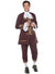 Plum Red Colonial Gentleman Costume for Plus Size Men