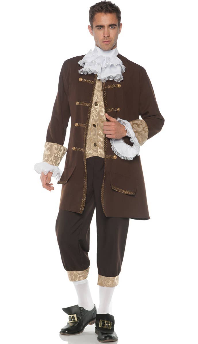 Image of Deluxe Benjamin Franklin Inspired Mens Colonial Costume