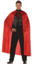 Long Red Velvet Adults Halloween Costume Cape with Collar - Main Image