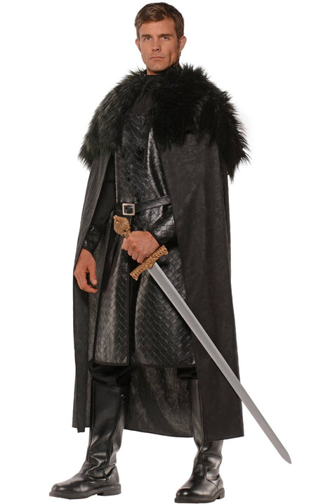 Renaissance Man Black Costume Cape - Main Image