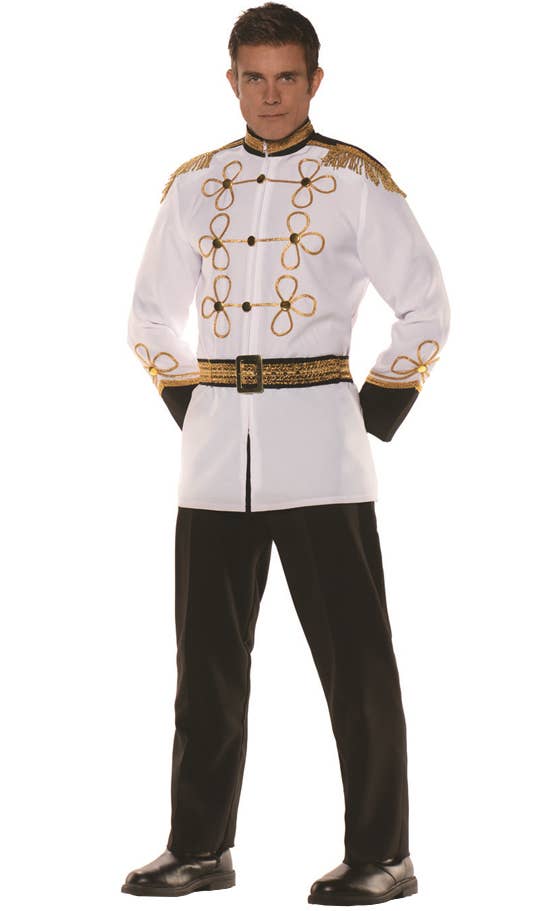 Plus Size Men's Fairytale Prince Charming Fancy Dress Costume Main Image