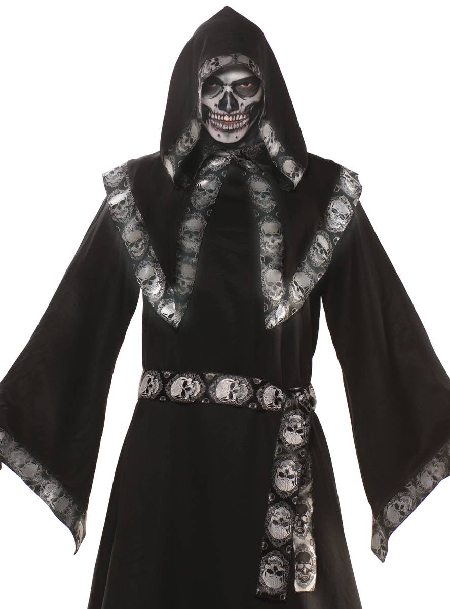 Men's Black Crypt Keeper Halloween Costume - Close Image