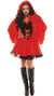 Womens Sexy Little Red Riding Hood Costume - Main Image