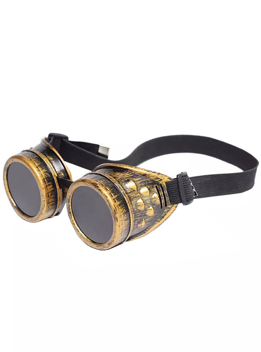 Steampunk Brass Costume Goggles