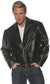 1950s Greaser Mens Plus Size Black Costume Jacket - Main Image