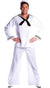 Plus Size Men's White Sailor Uniform Fancy Dress Costume Main Image