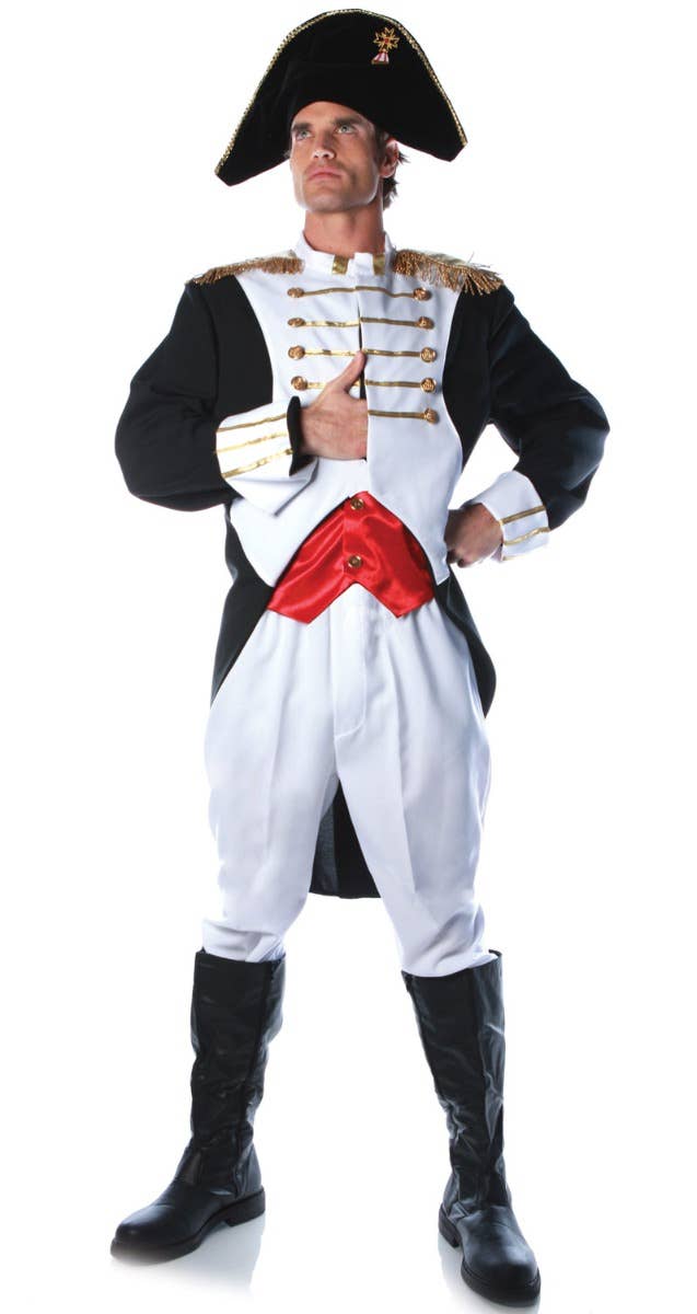 Men's Napoleon Commander Plus Size Olden Days Costume Main Image