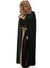Deluxe Forest Green Medieval Cape with Fur Hood