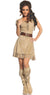 Womens Sexy Wild Frontier Native Fancy Dress Costume - Main Image