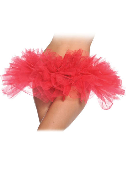 Image of Layered Sexy Red Women's Mini Costume Tutu