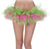 Short Pink and Green Ruffled Tulle Costume Tutu for Women - Main Image