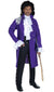 Men's Purple Rain Prince Pop Star Fancy Dress Costume Main Image