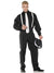 Roaring 20's Men's Pinstripe Gangster Fancy Dress Costume Main Image