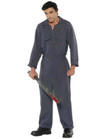 Grey Boiler Suit Men's Michael Myers Style Halloween Costume