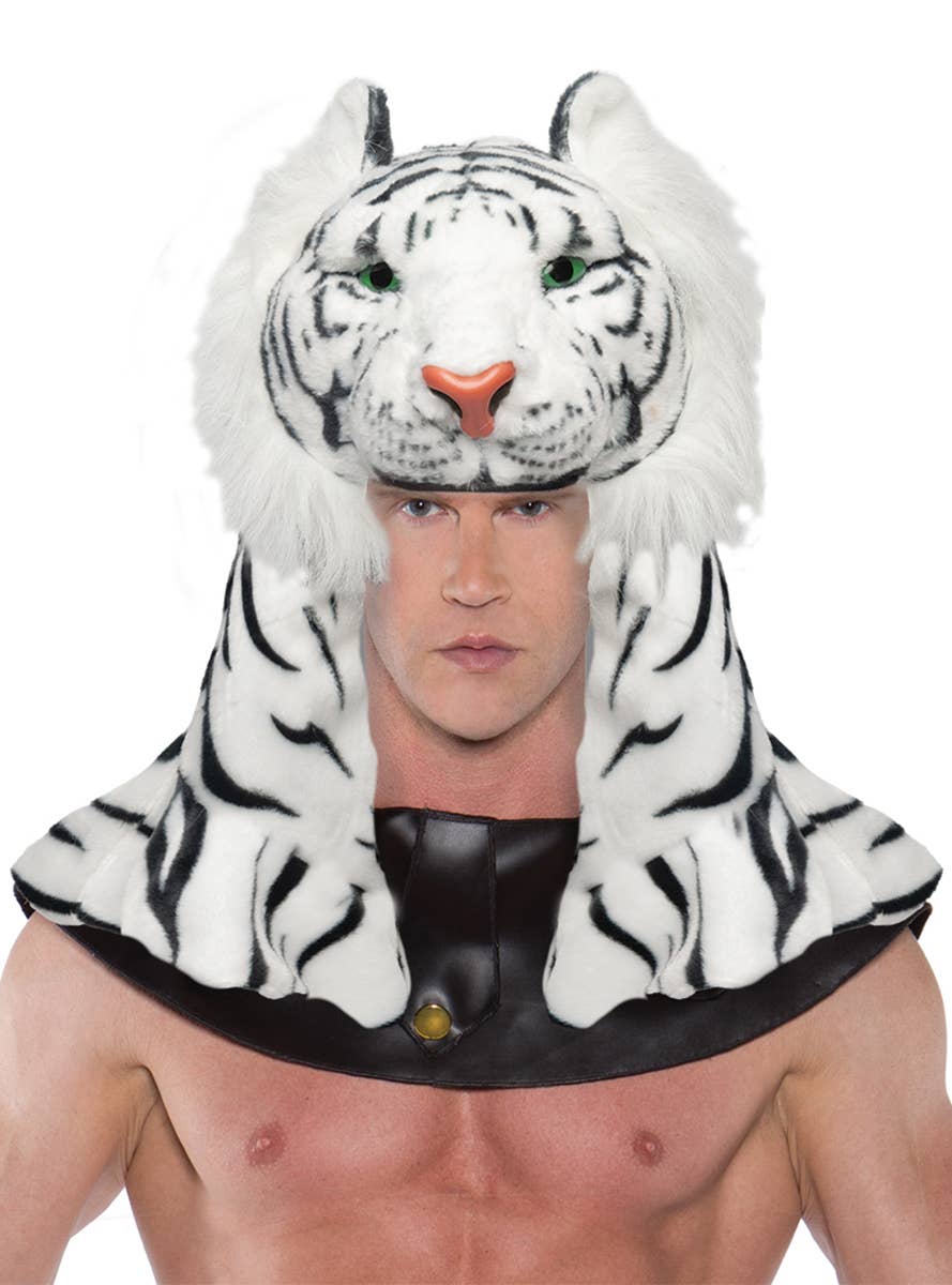 Snow White Tiger Deluxe Costume Head Piece