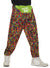 Mens Plus Size Baggy Colourful 90s Print Costume Pants - Main Image