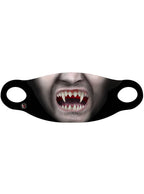 Printed Male Vampire Halloween Fabric Costume Mask