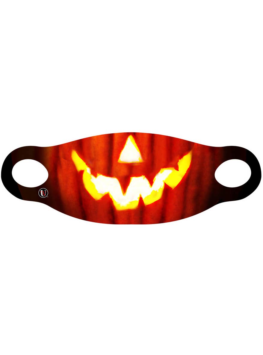 Printed Jack O Lantern Halloween Costume Mask