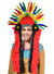 Image of Multicoloured Native American Chief Costume Headdress