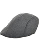 Image of Woollen Grey Vintage Look Flat Cap Costume Hat