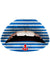 Temporary Blue and White Navy Sailor Lips Tattoo Applique by Violent Lips Image 1