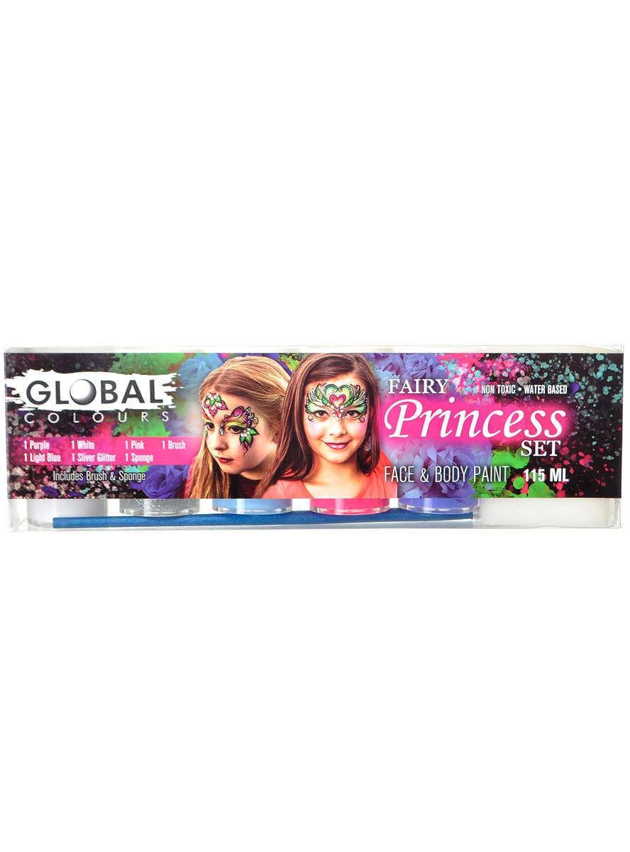 Image of Fairy Princess 5 Colour Face and Body Paint Set - Packaging Image