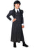 Image of Long Black Wednesday Addams Girl's Halloween Costume