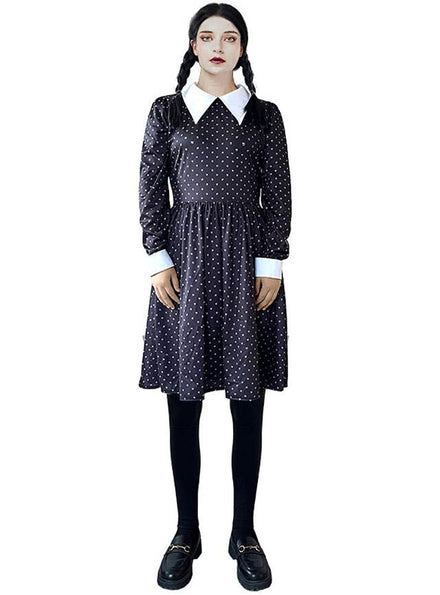 Image of Gothic Wednesday Addams Women's Costume