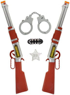 Image of Cowboy Sheriff Toy Rifle Guns 5 Piece Accessory Set