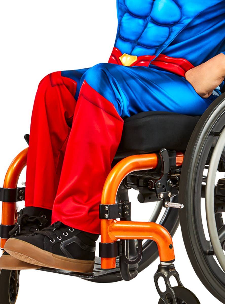 Image of Adaptive Superman Boys DC Superhero Costume - Close Image 2