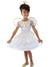 Girls White Christmas Star Fairy Costume - Main Image