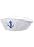 Image of Classic White Sailor Gob Costume Hat with Anchor