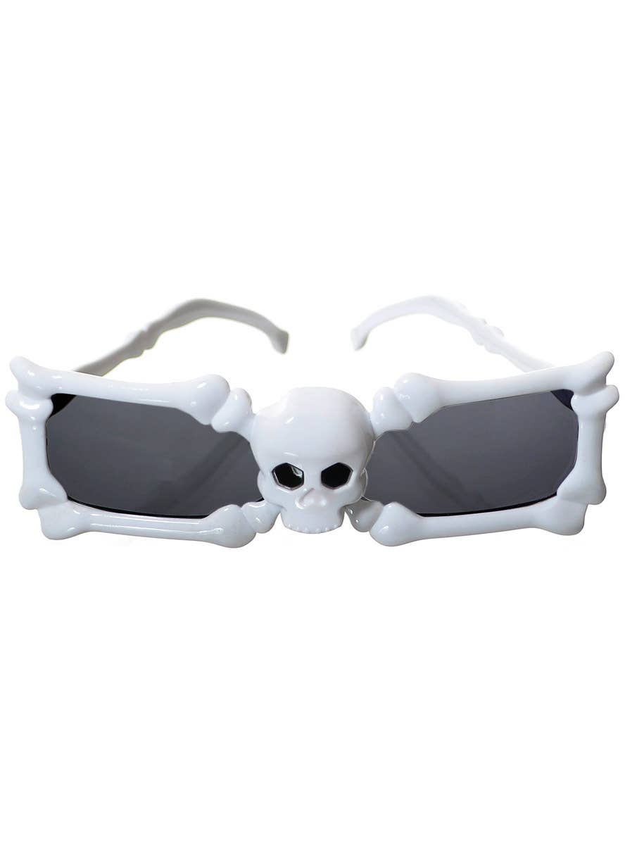 Image of Novelty Skeleton Bones Halloween Costume Glasses